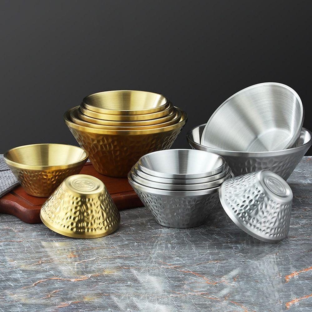 Unbreakable Mixing Nesting Bowls Double Walled Ice Cream Bowl for Sauces Rice Noodle 14cm золотий
Unbreakable Mixing Nesting Bowls Double Walled Ice Cream Bowl for Sauces Rice Noodle 14cm золотий