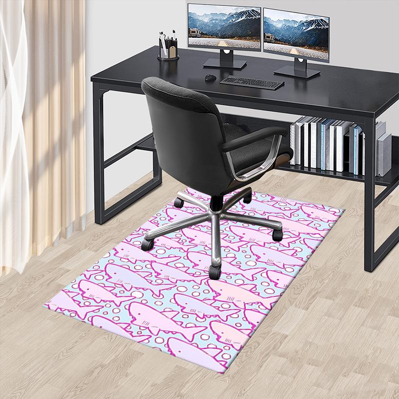 Cute Shark Chair Mat - Pastel Pink & Blue Patterned Shark Print Rug for Home Decor, Office Carpet, Gift Idea for Adults, Suitable for Bedroo 60cm by 90cm
Cute Shark Chair Mat - Pastel Pink & Blue Patterned Shark Print Rug for Home Decor, Office Carpet, Gift Idea for Adults, Suitable for Bedroo 60cm by 90cm