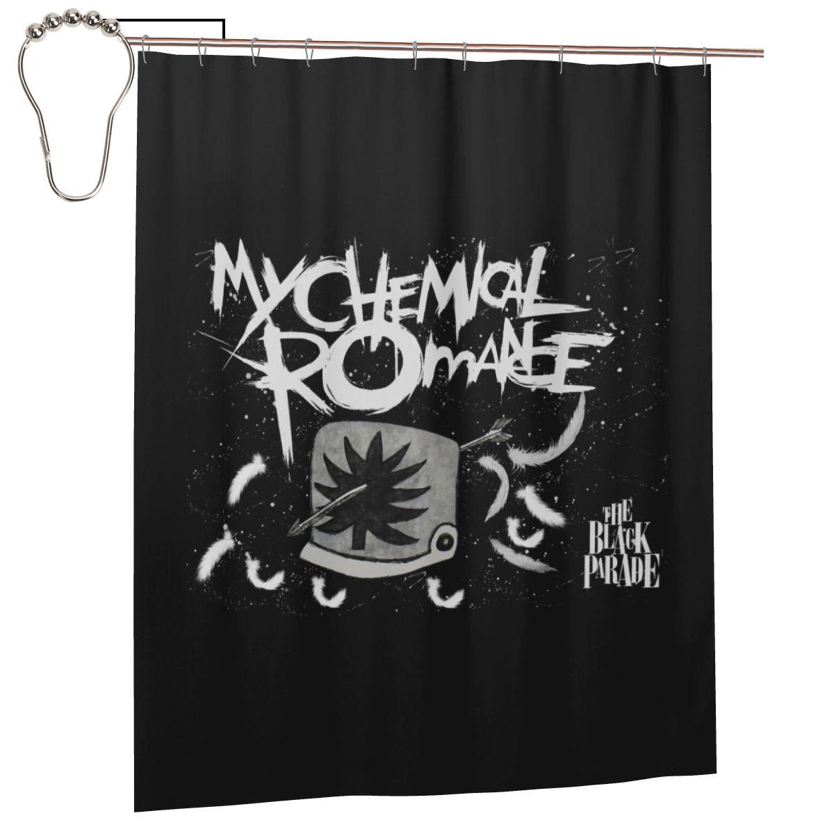 Mcr Band Punk Rock My Chemical Romance Shower Curtain Bathroom Polyester Waterproof Bath Curtains With Hooks W60H190(CM)-1 Pcs
Mcr Band Punk Rock My Chemical Romance Shower Curtain Bathroom Polyester Waterproof Bath Curtains With Hooks W60H190(CM)-1 Pcs