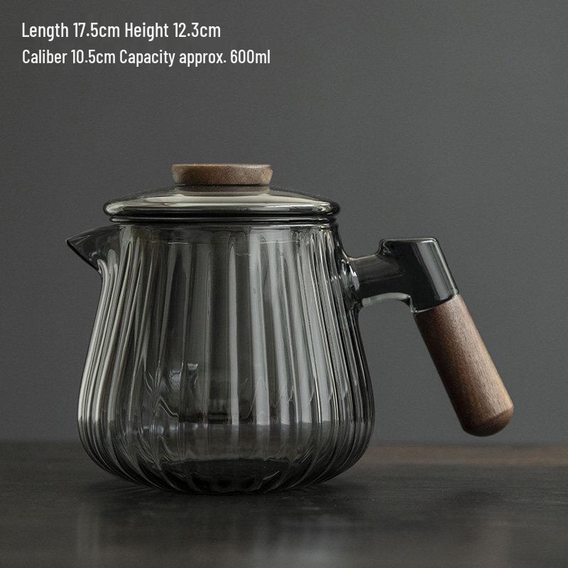 High-Temp Resistant Glass Teapot with Filter for Tea Brewing - Compatible with Electric Ceramic Stove 601mL-700mL
High-Temp Resistant Glass Teapot with Filter for Tea Brewing - Compatible with Electric Ceramic Stove 601mL-700mL