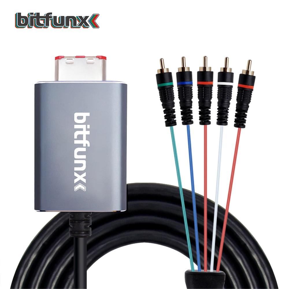 Bitfunx Component Cable Component Video 5RCA YPbPr Cable for Nintendo GameCube NGC Digital AV Output High Quality Image білий
Bitfunx Component Cable Component Video 5RCA YPbPr Cable for Nintendo GameCube NGC Digital AV Output High Quality Image білий