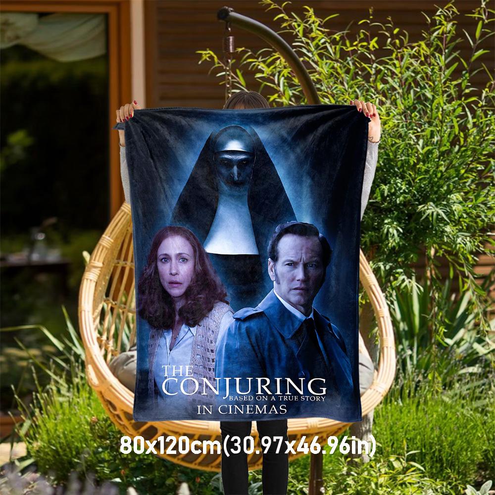 1PC CONJURING TRUE STORIES Outdoor Flannel Blanket Soft Plush Decor for Picnics, camping,Bedroom, Playroom, Office1236A 80x120cm(31x47inch)
1PC CONJURING TRUE STORIES Outdoor Flannel Blanket Soft Plush Decor for Picnics, camping,Bedroom, Playroom, Office1236A 80x120cm(31x47inch)
