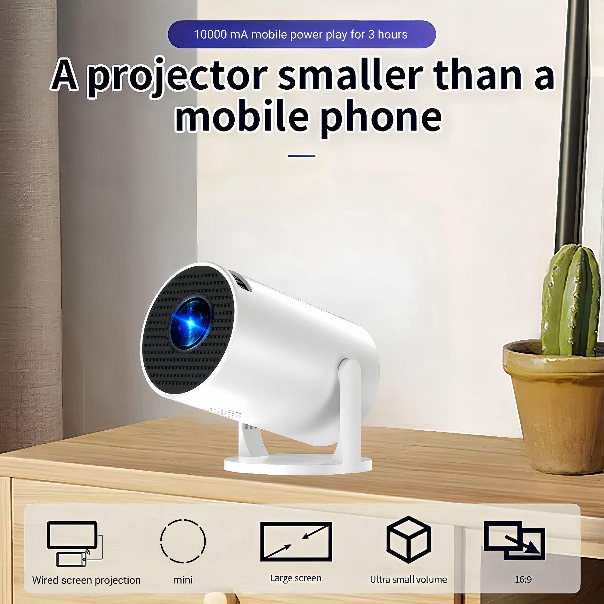 HY200 4K Mini Projector - 1080P HD Smart Home Portable Device Australia Standard
HY200 4K Mini Projector - 1080P HD Smart Home Portable Device Australia Standard