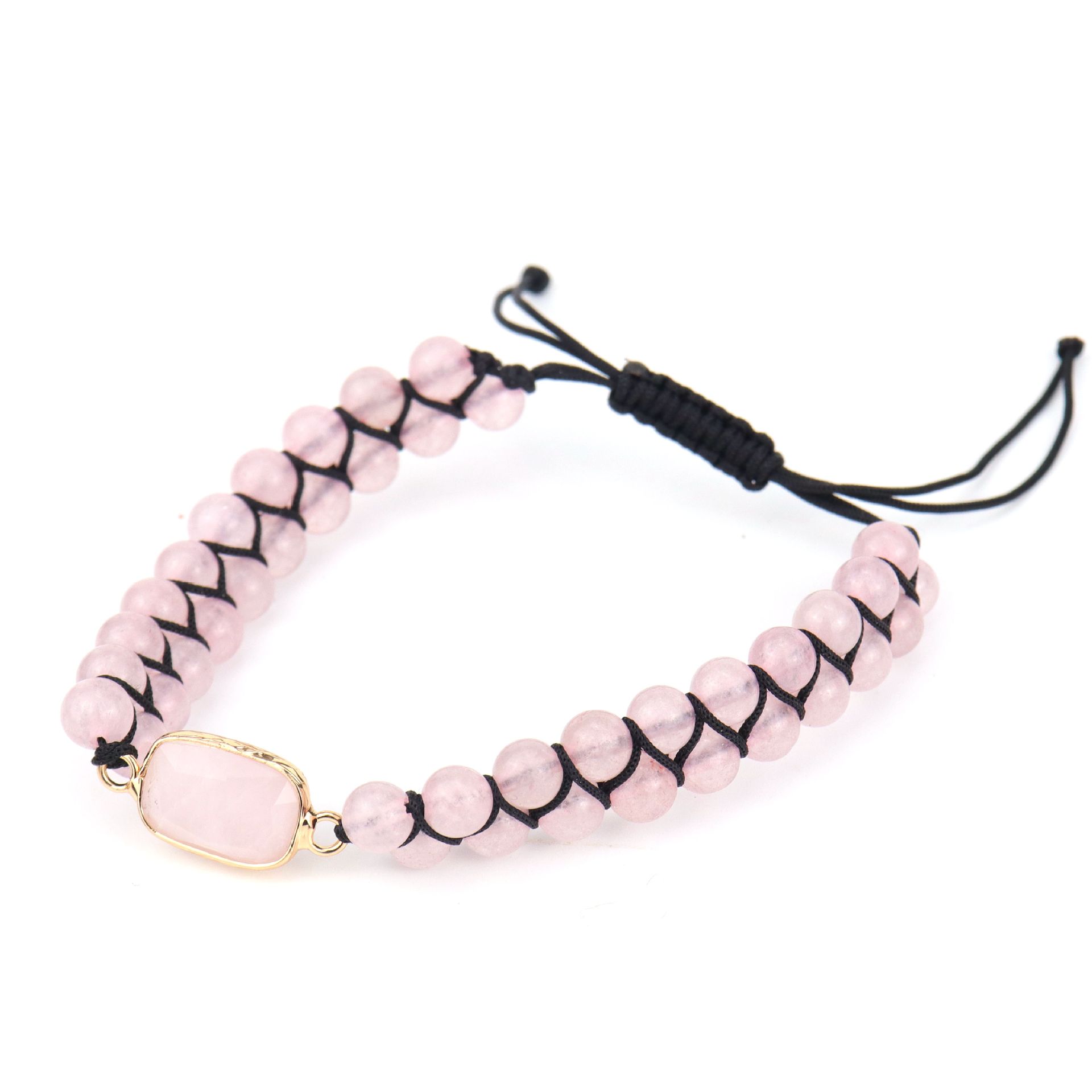 Hot Hand-Woven Natural Agate Round Beads Metal Hemming Rough Stone Bracelet Bracelet Adjustable
Hot Hand-Woven Natural Agate Round Beads Metal Hemming Rough Stone Bracelet Bracelet Adjustable