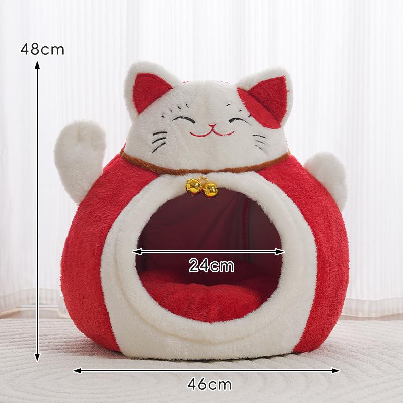 Kawaii Warm Cute Cat House Pet Bed Semi-closed Winter Dog Nest for Small Dogs Cats House Pet Accessories красный
Kawaii Warm Cute Cat House Pet Bed Semi-closed Winter Dog Nest for Small Dogs Cats House Pet Accessories красный