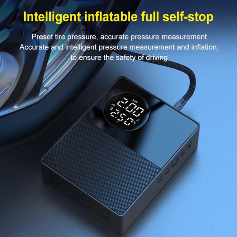 6600mAh 35C Car Jump Starter Air Inflator Power Bank Emergency Battery Charger with Light,Standard Battery Clip Cable Type A
6600mAh 35C Car Jump Starter Air Inflator Power Bank Emergency Battery Charger with Light,Standard Battery Clip Cable Type A