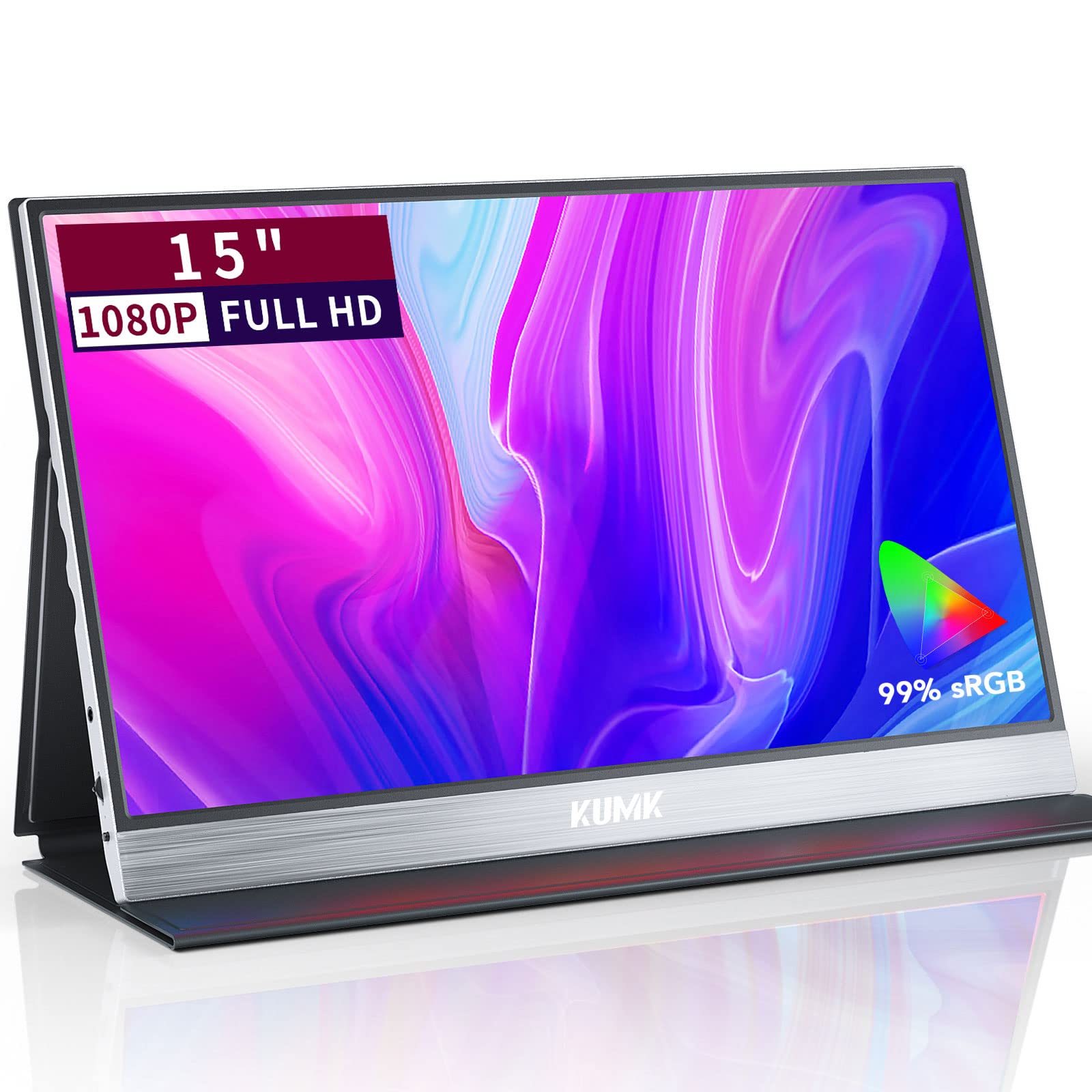 Mobile Monitor KUMK 4K Gaming Monitor with Integrated Stand Glossy IPS Panel Type C Mini HDMI USB Display Monitor Smartphone iPhone PS5 Nintendo синій
Mobile Monitor KUMK 4K Gaming Monitor with Integrated Stand Glossy IPS Panel Type C Mini HDMI USB Display Monitor Smartphone iPhone PS5 Nintendo синій