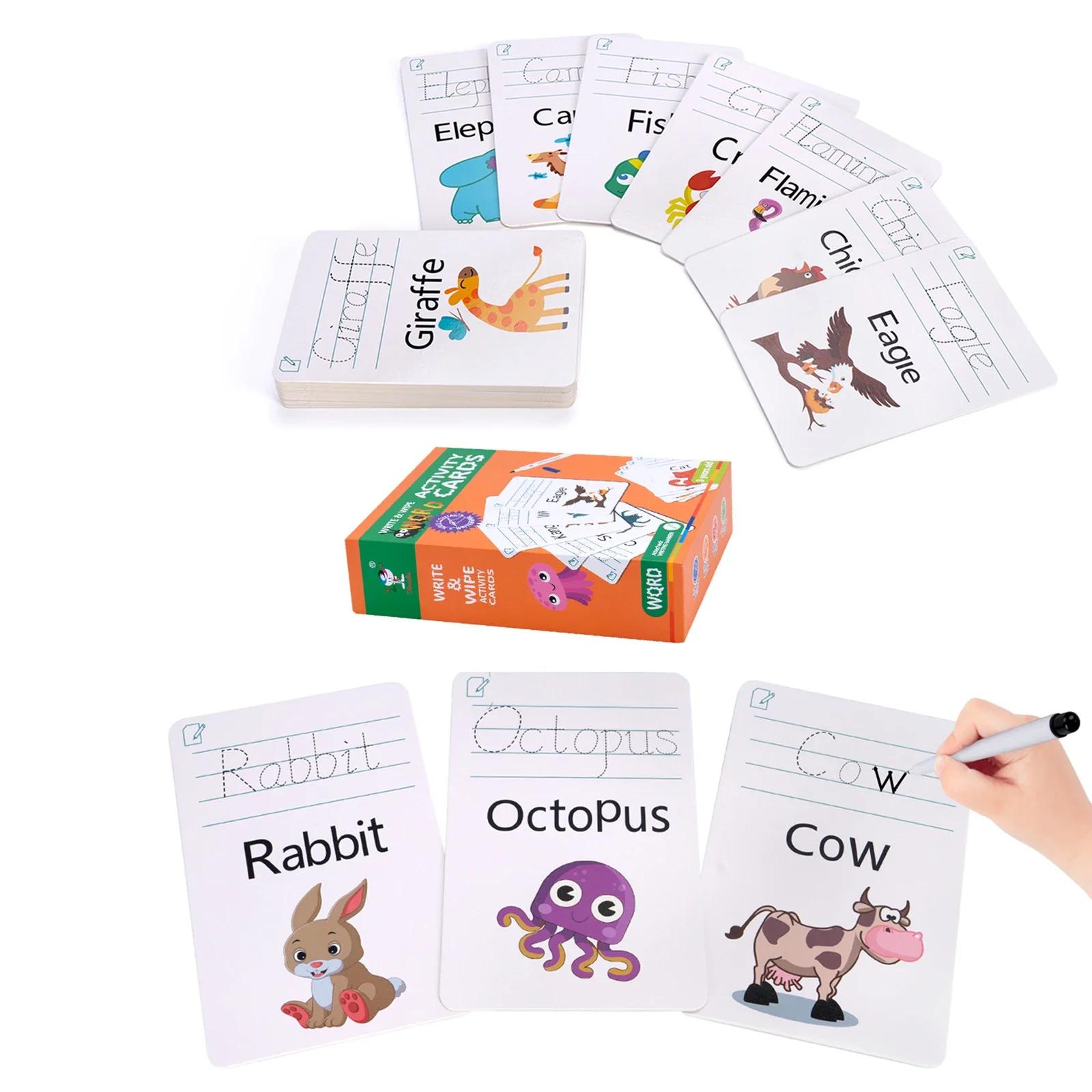 Educational Games Children Alphabet Writing Trainning Handwritten Cards Toddlers English Abc Words Letters Toy Preschool Baby
Educational Games Children Alphabet Writing Trainning Handwritten Cards Toddlers English Abc Words Letters Toy Preschool Baby