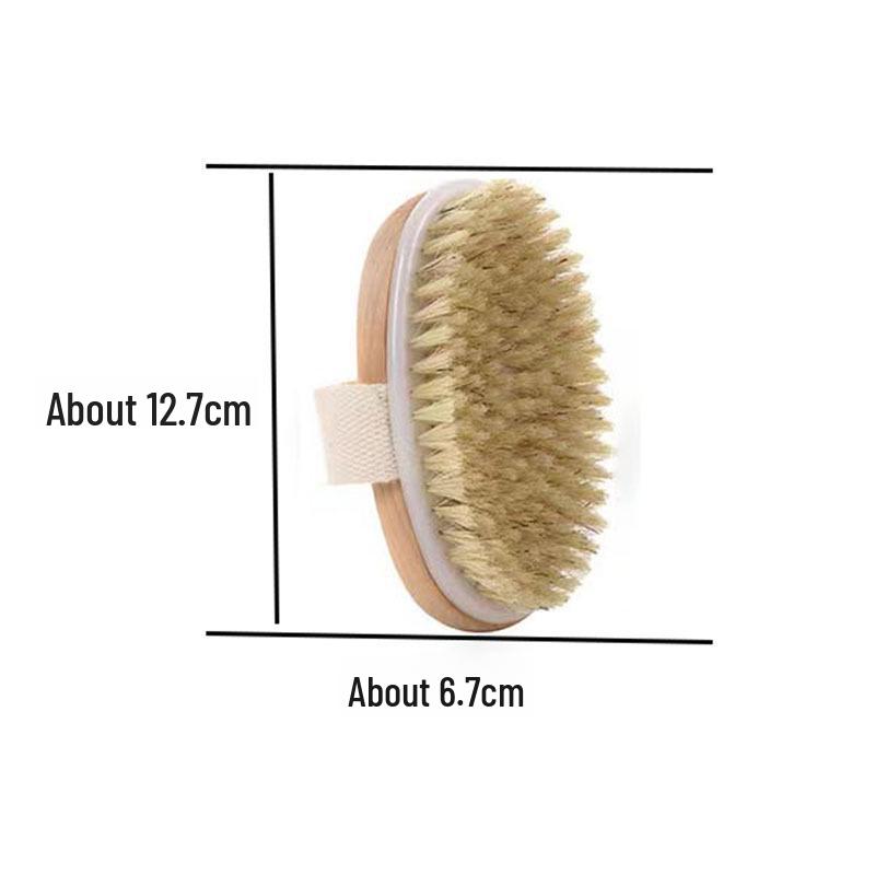 Овальная щетка для ванны из дерева лотоса со свиной щетиной для чистки и массажа спины
Овальная щетка для ванны из дерева лотоса со свиной щетиной для чистки и массажа спины