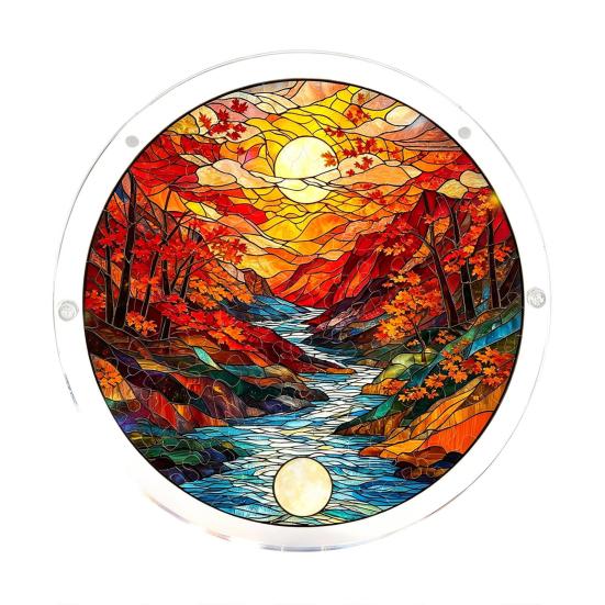 Stained Glass Style Puzzle Suncatcher Acrylic Window Hanging Ornaments DIY Jigsaw Puzzle Art Sun Catcher Kit for Adults Size#17
Stained Glass Style Puzzle Suncatcher Acrylic Window Hanging Ornaments DIY Jigsaw Puzzle Art Sun Catcher Kit for Adults Size#17