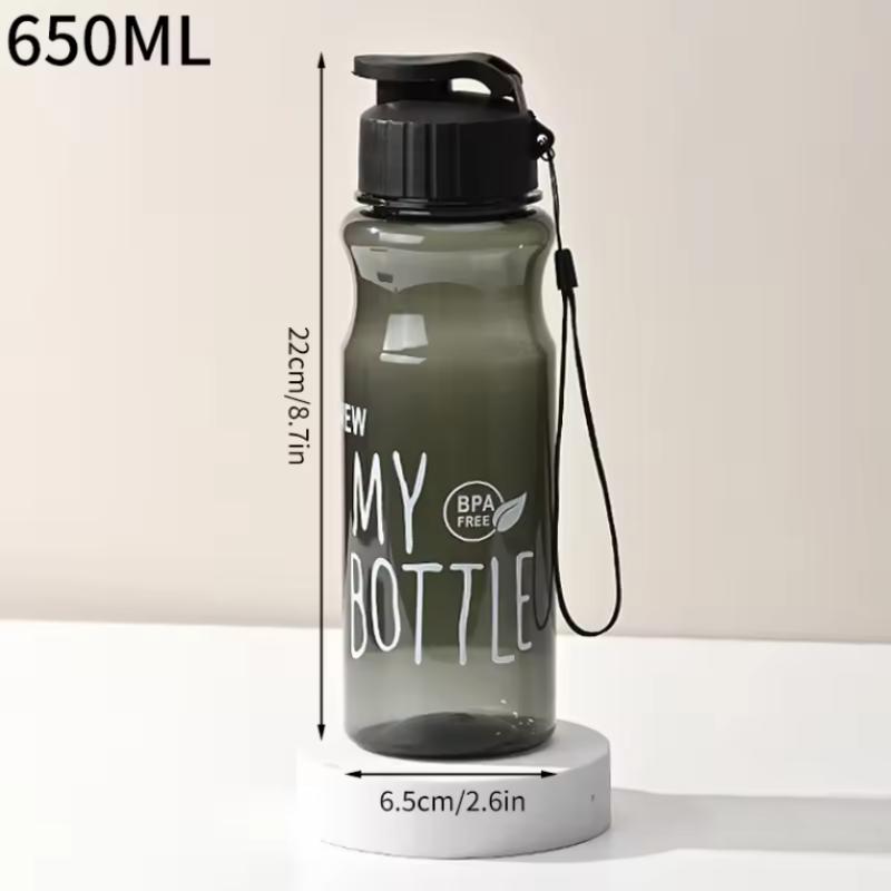 650ML Transparent&Portable Leak-proof Shaker Sports Water Bottle with Lid For School Gym Travel Girl Boy BPA Free чорний
650ML Transparent&Portable Leak-proof Shaker Sports Water Bottle with Lid For School Gym Travel Girl Boy BPA Free чорний