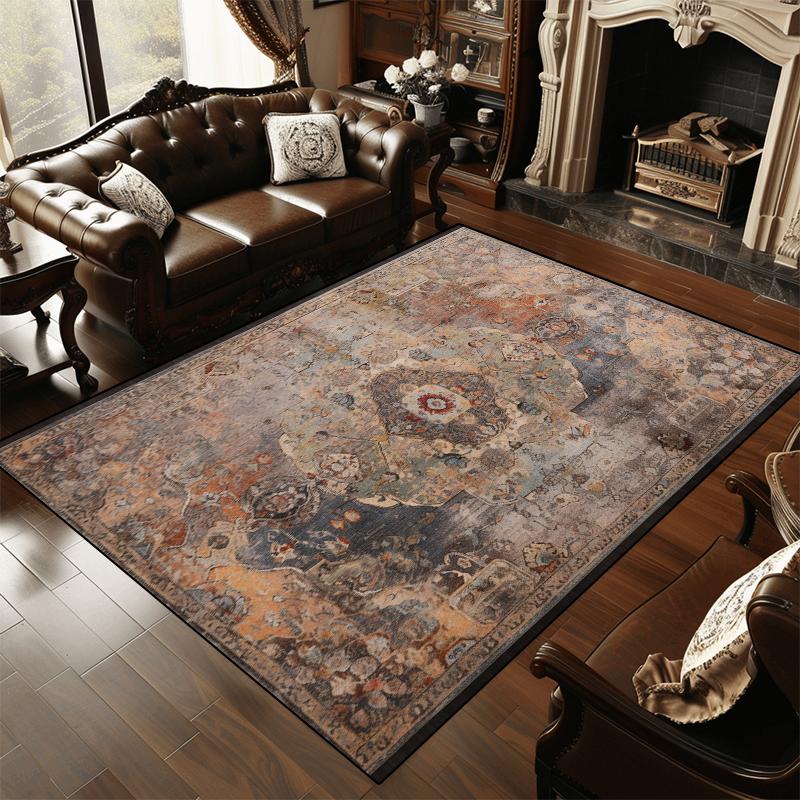 Ретро персидские ковры для украшения гостиной Домашние ковры для спальни Классическая Персия Напольные коврики Мягкий нескользящий придверный коврик 60x90cm
Ретро персидские ковры для украшения гостиной Домашние ковры для спальни Классическая Персия Напольные коврики Мягкий нескользящий придверный коврик 60x90cm