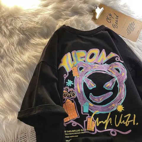 ShortSleeved tShirt Female Graffiti Print Ins Port Style Summer Casual Harajuku Style Oversized Loose Y2K tShirt Trendy Women 4XL
ShortSleeved tShirt Female Graffiti Print Ins Port Style Summer Casual Harajuku Style Oversized Loose Y2K tShirt Trendy Women 4XL
