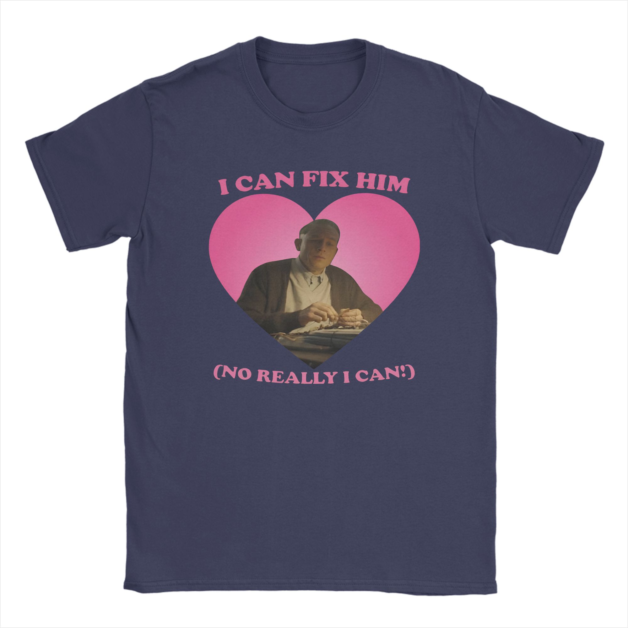 Harajuku T Shirt I can fix him Charlie-Hunnam as Ed Gein pink heart Cotton T-Shirts Fashion Tee Shirt for Male Summer Top Tees 4XL
Harajuku T Shirt I can fix him Charlie-Hunnam as Ed Gein pink heart Cotton T-Shirts Fashion Tee Shirt for Male Summer Top Tees 4XL