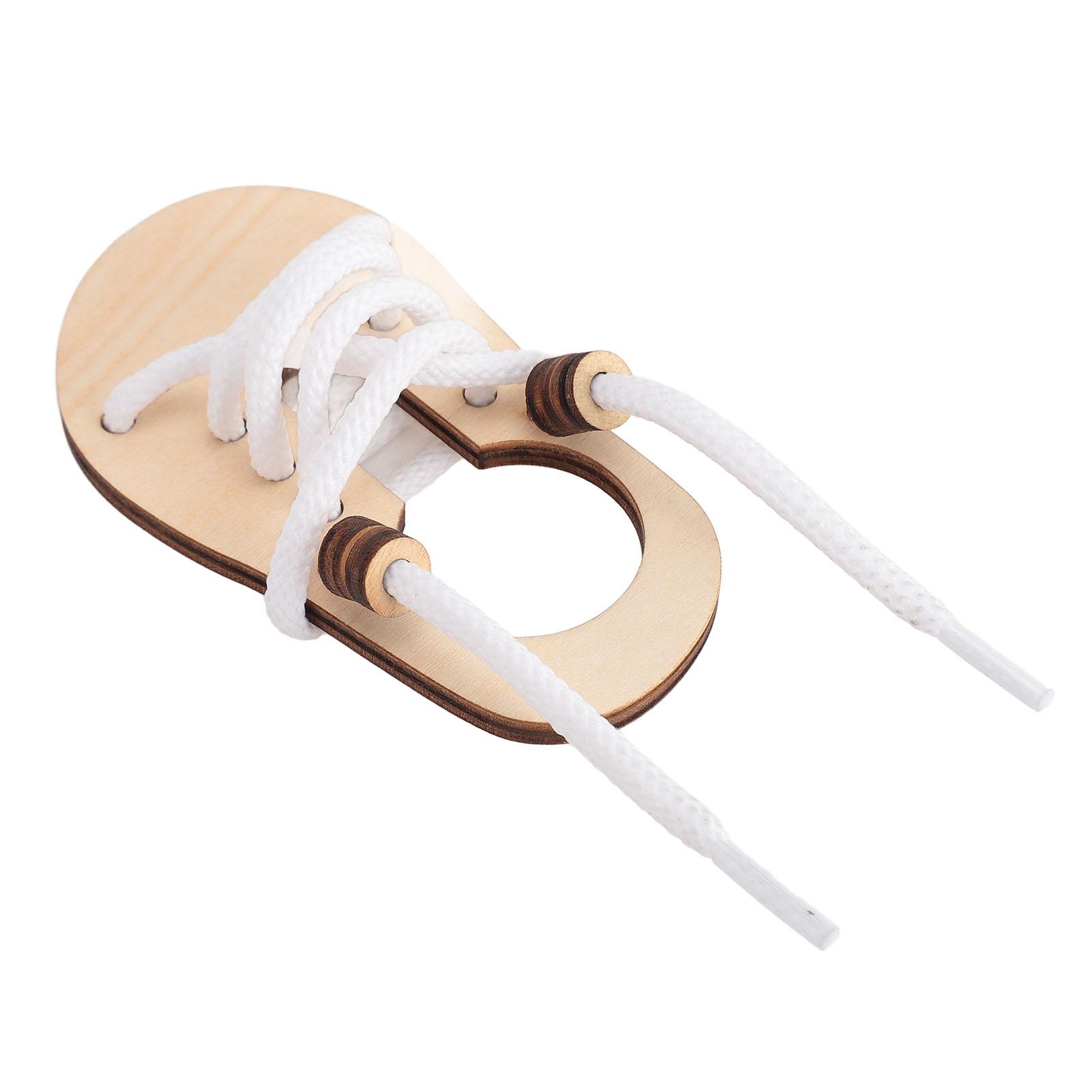 Shoe Tying Practice Toy Educational Fine Motor Skills Development Wood Lacing Shoe Toy for Kids Toddlers
Shoe Tying Practice Toy Educational Fine Motor Skills Development Wood Lacing Shoe Toy for Kids Toddlers