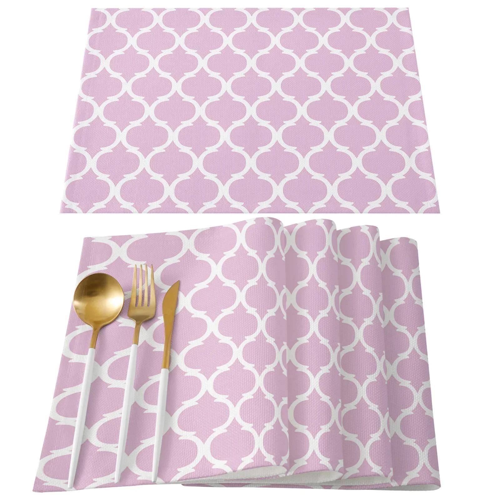 Modern Minimalist Geometric Moroccan Placemats Set of 2/4/6pcs Kitchen Accessories Coasters Home Dining Table Decor Linen Mats 2pcs 30x45cm
Modern Minimalist Geometric Moroccan Placemats Set of 2/4/6pcs Kitchen Accessories Coasters Home Dining Table Decor Linen Mats 2pcs 30x45cm