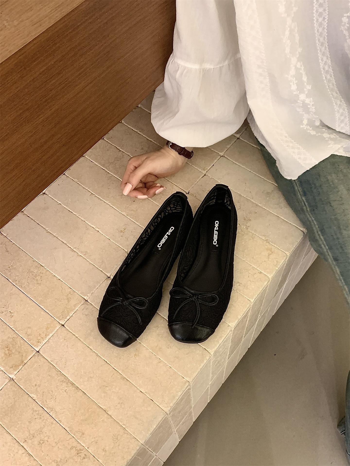 French Temperament Small Fragrant Wind Mesh Single Shoes Women S Flat Heel Bow Commuting Spring And Summer Comfortable Skirt Evening Ladyshoes 39 чорний
French Temperament Small Fragrant Wind Mesh Single Shoes Women S Flat Heel Bow Commuting Spring And Summer Comfortable Skirt Evening Ladyshoes 39 чорний