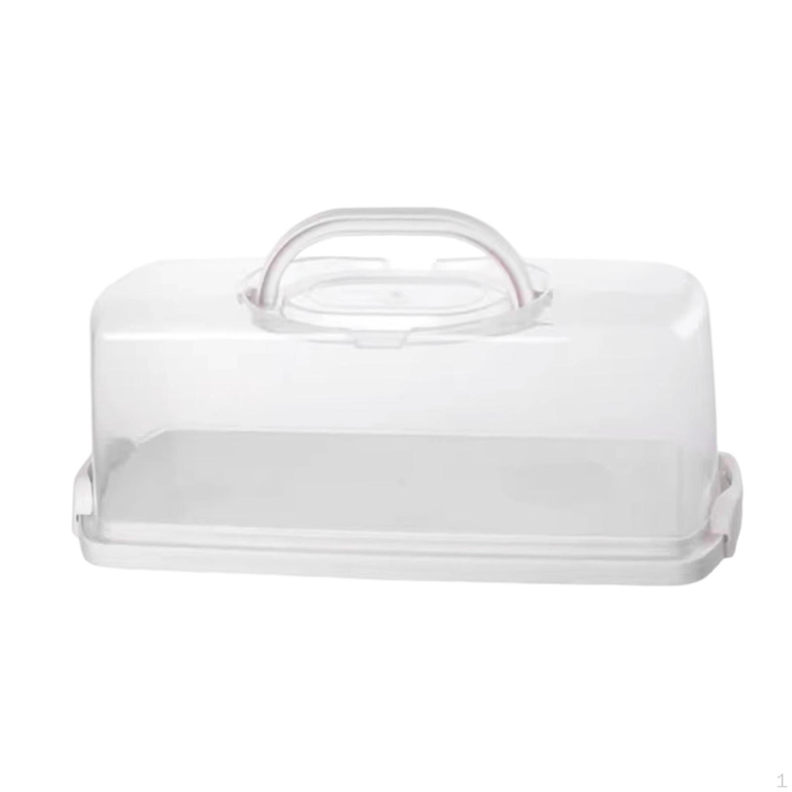 Cake Container Box with Handle, Transparent PP, Portable Storage Box, Suitable for Transport білий
Cake Container Box with Handle, Transparent PP, Portable Storage Box, Suitable for Transport білий