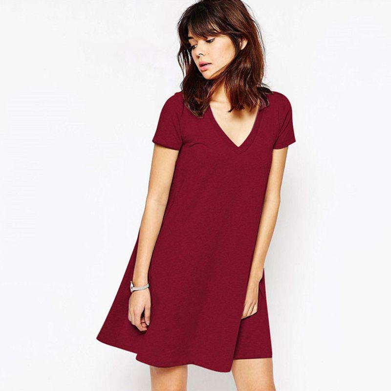 White Pure Cotton Short-Sleeved T-shirt Skirt Women s Summer 2025 New Arrival Loose V Neck K-style Mid Length Long Length Dress Tops Summer Burgundy 2XL
White Pure Cotton Short-Sleeved T-shirt Skirt Women s Summer 2025 New Arrival Loose V Neck K-style Mid Length Long Length Dress Tops Summer Burgundy 2XL