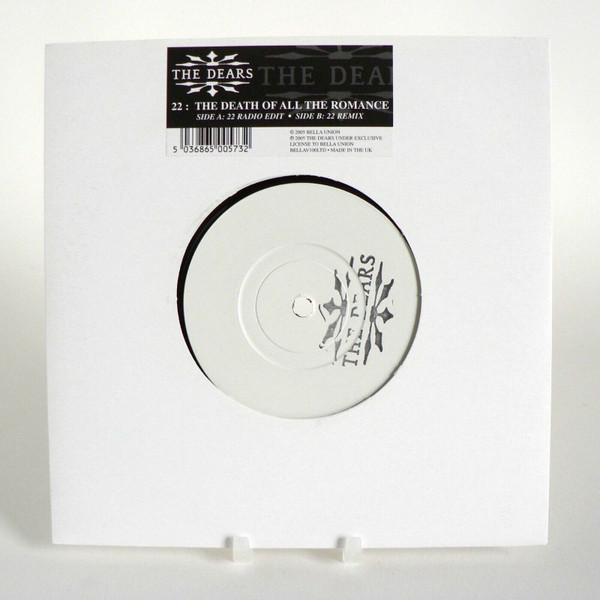 7inch Record DEARS Death Of All The Romance BELLAV100LTD BELLA UNION 2005 Canada Rock Used
7inch Record DEARS Death Of All The Romance BELLAV100LTD BELLA UNION 2005 Canada Rock Used