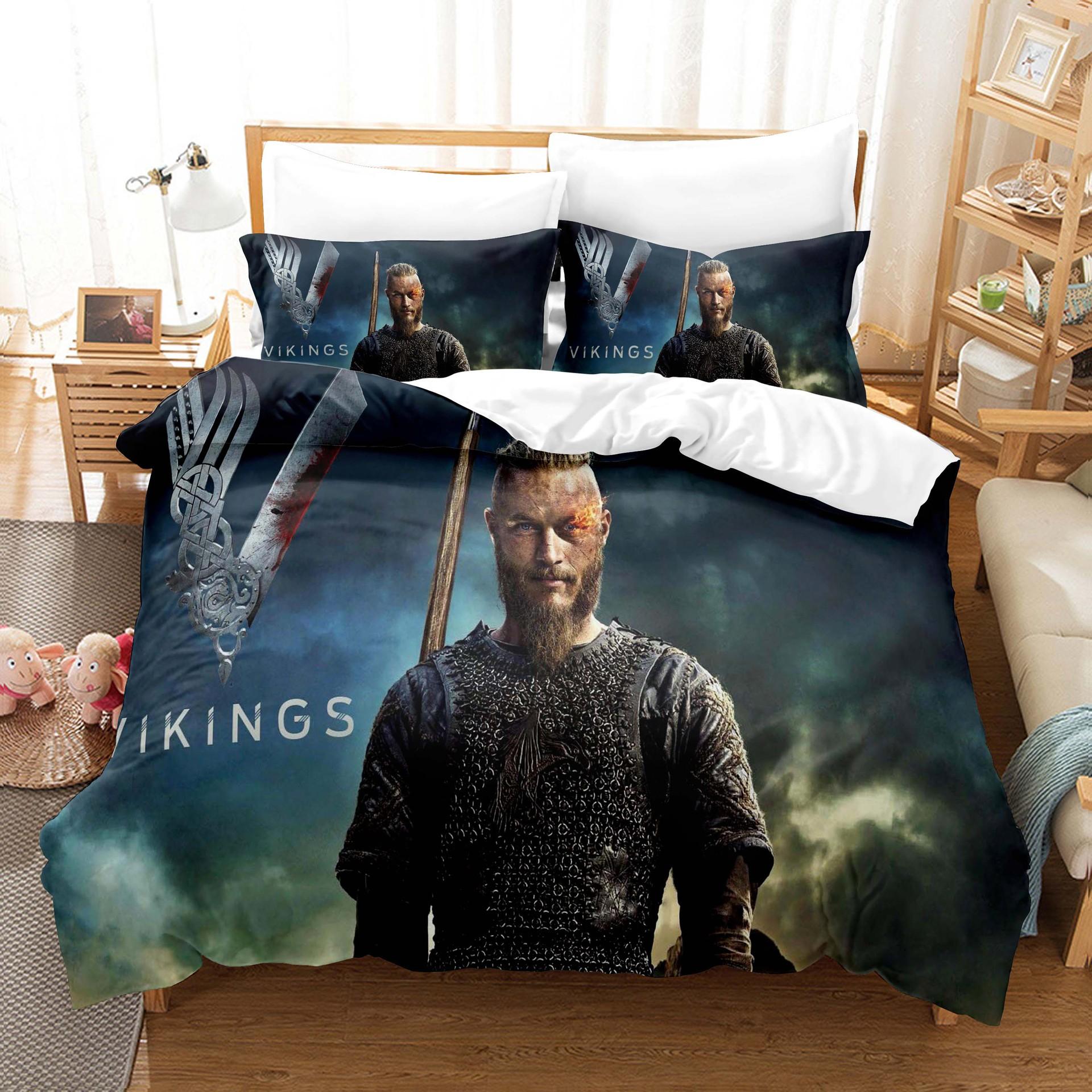 Comforter Vikings Bedding Set Tv Drama Scene Prints For Girls Boys Teen Bedroom Decor Single Double Comforter (quilt)-EU Single(135*200cm)3pcs
Comforter Vikings Bedding Set Tv Drama Scene Prints For Girls Boys Teen Bedroom Decor Single Double Comforter (quilt)-EU Single(135*200cm)3pcs