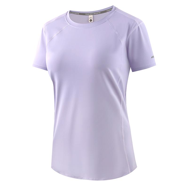 Summer Quick Drying Ice Silk T-shirt Women s Round Neck Top Short Sleeved Women s Sports Short Sleeved T-shirt XS фіолетовий
Summer Quick Drying Ice Silk T-shirt Women s Round Neck Top Short Sleeved Women s Sports Short Sleeved T-shirt XS фіолетовий