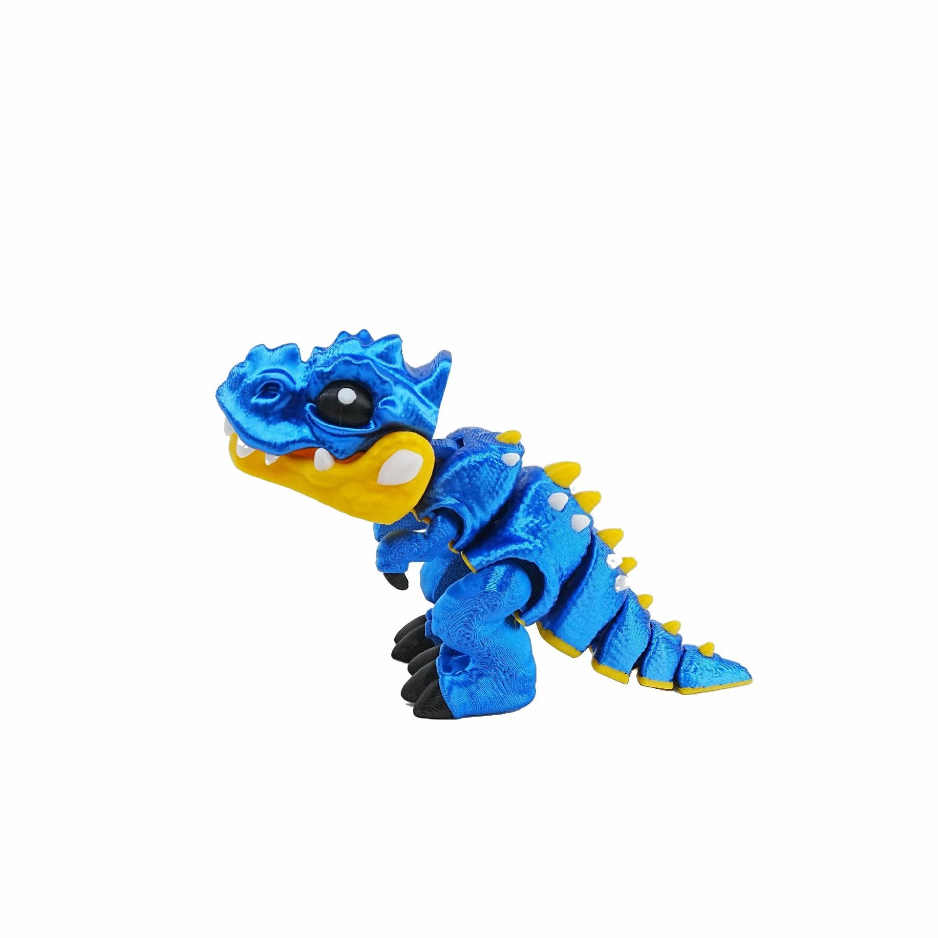 3D Printed Bite-Hand Lightning Dinosaur Toy Joint Movable Simulation Animal Dinosaur Model Funny Decompression Toys Kids Gift Small синій
3D Printed Bite-Hand Lightning Dinosaur Toy Joint Movable Simulation Animal Dinosaur Model Funny Decompression Toys Kids Gift Small синій
