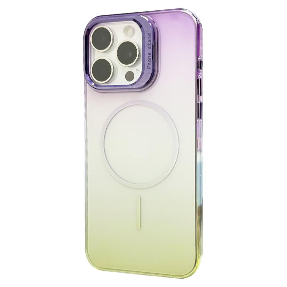 For iPhone 16 Pro Max Magnetic Case Gradient Color Hard PC Phone Cover Camera Lens Frame Kickstand Purple
For iPhone 16 Pro Max Magnetic Case Gradient Color Hard PC Phone Cover Camera Lens Frame Kickstand Purple