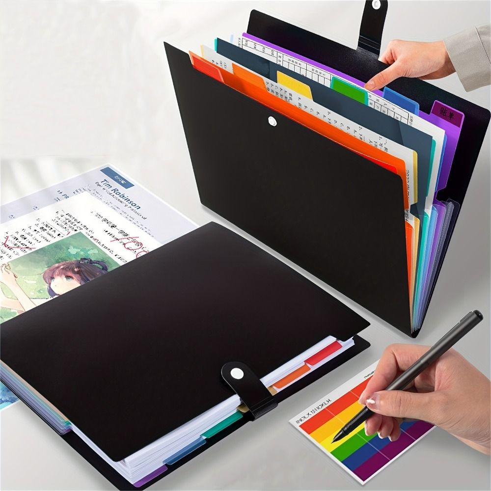 Large Capacity A4 File Folder Bag 7 Pockets A4 File Organ Bag File Storage Folder Documents чорний
Large Capacity A4 File Folder Bag 7 Pockets A4 File Organ Bag File Storage Folder Documents чорний