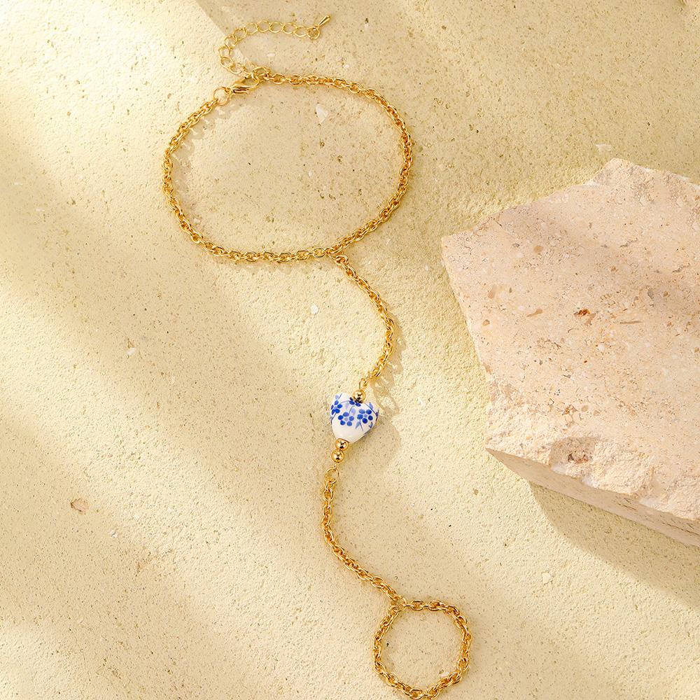 Beach Flower Ceramic Heart Anklet Bracelet Barefoot Accessories 2025 Summer Boho Sandals Foot Chain Anklet for Women Wholesale
Beach Flower Ceramic Heart Anklet Bracelet Barefoot Accessories 2025 Summer Boho Sandals Foot Chain Anklet for Women Wholesale