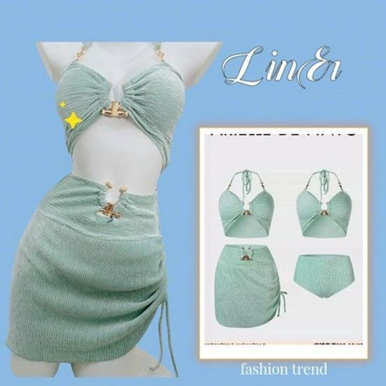 2024 Women s Hot Spring Sexy Split Bikini - Three-Piece Set for Small Chest, Stylish Swimwear for Vacations XL 120-135 lbs
2024 Women s Hot Spring Sexy Split Bikini - Three-Piece Set for Small Chest, Stylish Swimwear for Vacations XL 120-135 lbs