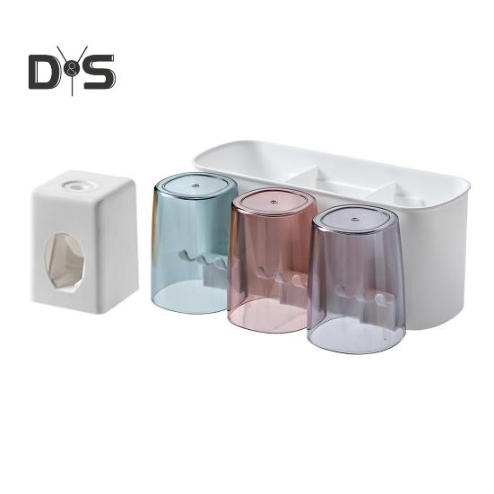 Держатель зубной щетки, набор для выдавливания зубной пасты, простая установка, настенный держатель для зубной щетки в ванной с отсеками для хранения C
Держатель зубной щетки, набор для выдавливания зубной пасты, простая установка, настенный держатель для зубной щетки в ванной с отсеками для хранения C