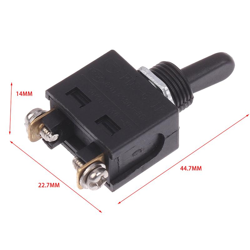 Angle Grinder Electric Drill Electric Hammer Copper Contacts Toggle Switch 15A/125V 8A/250V Button Switch Electric Tool Switch чорний
Angle Grinder Electric Drill Electric Hammer Copper Contacts Toggle Switch 15A/125V 8A/250V Button Switch Electric Tool Switch чорний