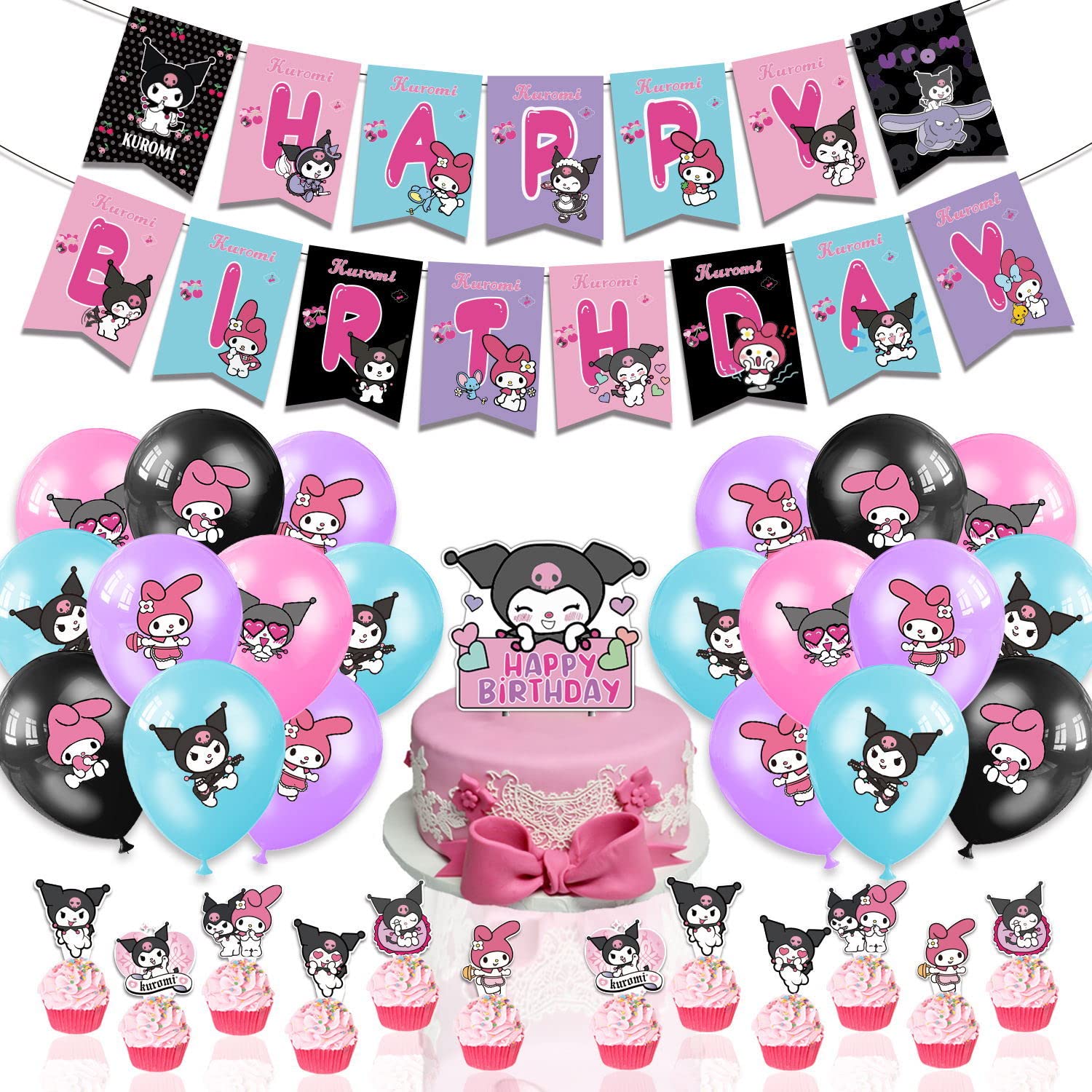 Украшение на день рождения Kuromi Воздушный шар на день рождения My Melody Воздушный шар на день рождения Набор воздушных шаров Sanrio Birthday С днем рождения Гирлянда для торта С днем рождения
Украшение на день рождения Kuromi Воздушный шар на день рождения My Melody Воздушный шар на день рождения Набор воздушных шаров Sanrio Birthday С днем рождения Гирлянда для торта С днем рождения