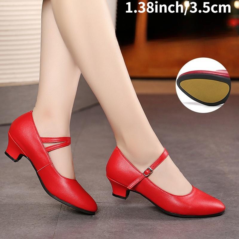Ladies adult mid-to-high-heeled dance shoes soft-soled cowhide multicolor dance shoes 42
Ladies adult mid-to-high-heeled dance shoes soft-soled cowhide multicolor dance shoes 42