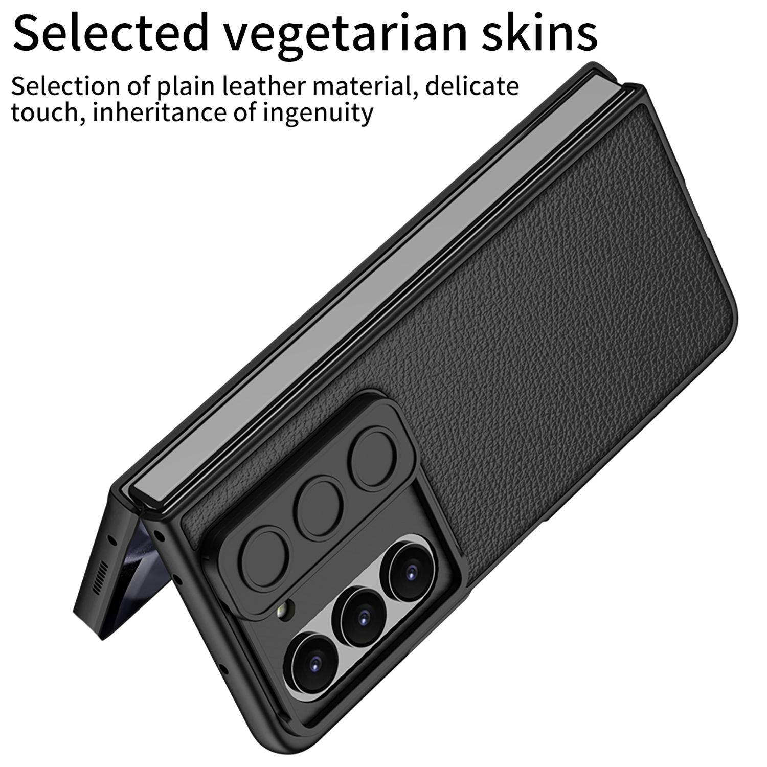 GKK Protective Case for Samsung Galaxy Z Fold5 5G Hard PC+PU Slim Phone Case with Tempered Glass Film Black
GKK Protective Case for Samsung Galaxy Z Fold5 5G Hard PC+PU Slim Phone Case with Tempered Glass Film Black