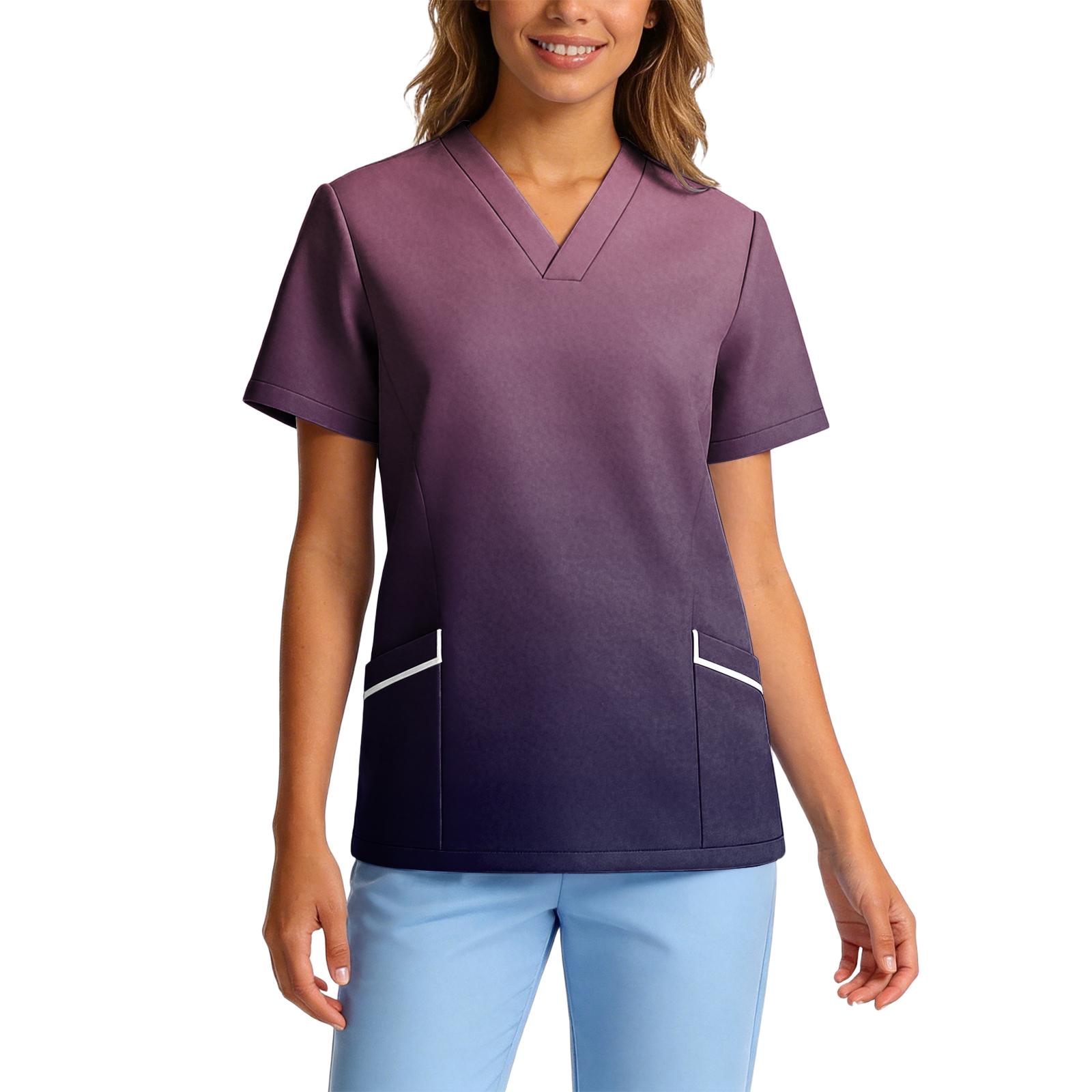 Women’s Stretch Quick Dry V Neck Short Sleeve Pocket Printed Scrub Top for Healthcare Work Uniforms S фиолетовый
Women’s Stretch Quick Dry V Neck Short Sleeve Pocket Printed Scrub Top for Healthcare Work Uniforms S фиолетовый