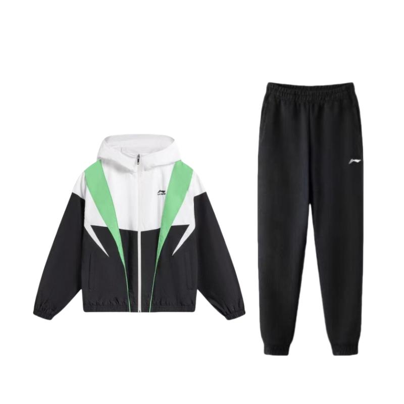 Li-Ning Windproof Water-Repellent Loose Fit Hooded Embroidered Zipper Long Sleeve Jacket Casual Sports Suit Men suit AFDU033-1+AKLT805-1 M
Li-Ning Windproof Water-Repellent Loose Fit Hooded Embroidered Zipper Long Sleeve Jacket Casual Sports Suit Men suit AFDU033-1+AKLT805-1 M