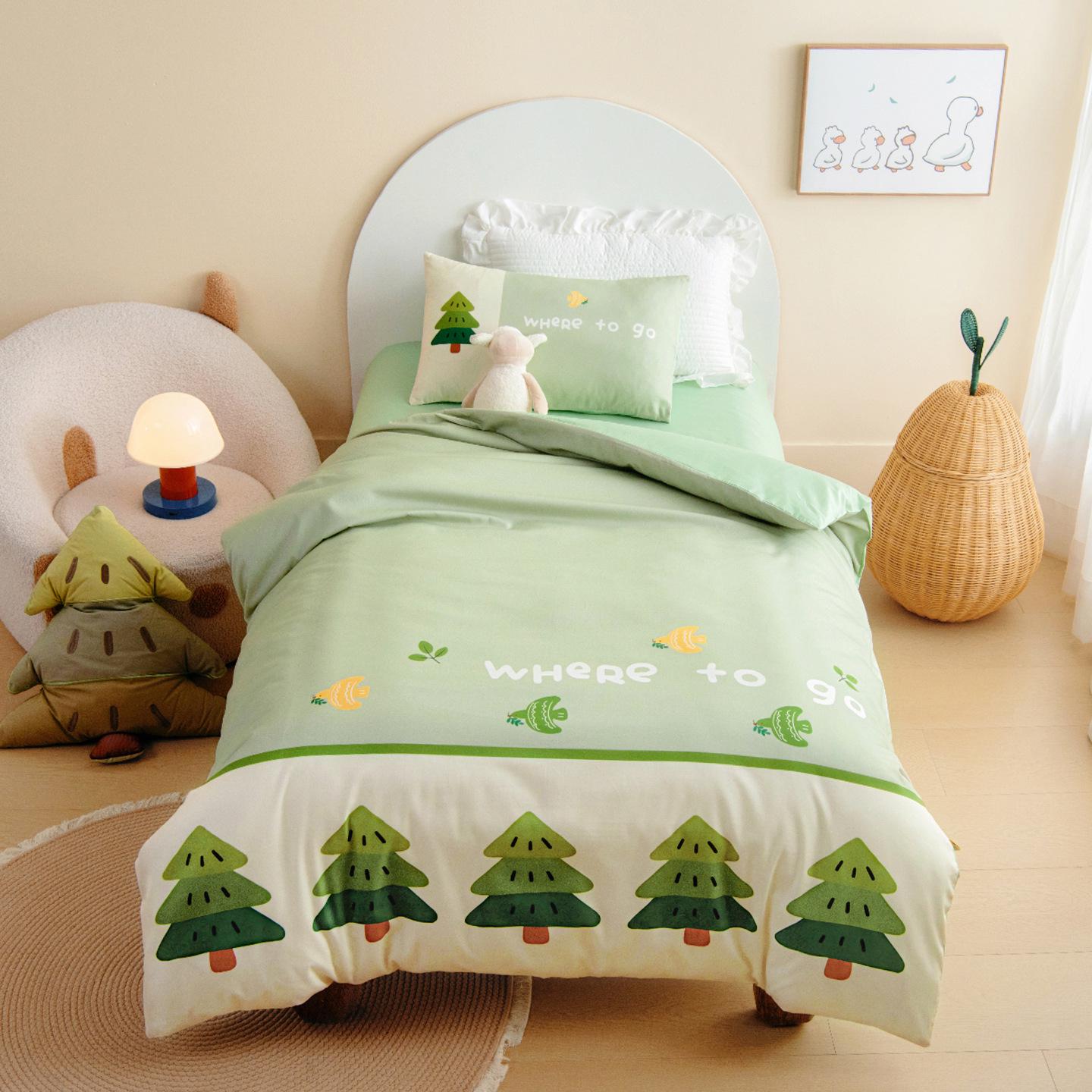Class A Cartoon Cotton Baby & Toddler Bedding: Skin-Friendly, Breathable 3-Piece Kindergarten Duvet Set Single Duvet 120*150
Class A Cartoon Cotton Baby & Toddler Bedding: Skin-Friendly, Breathable 3-Piece Kindergarten Duvet Set Single Duvet 120*150