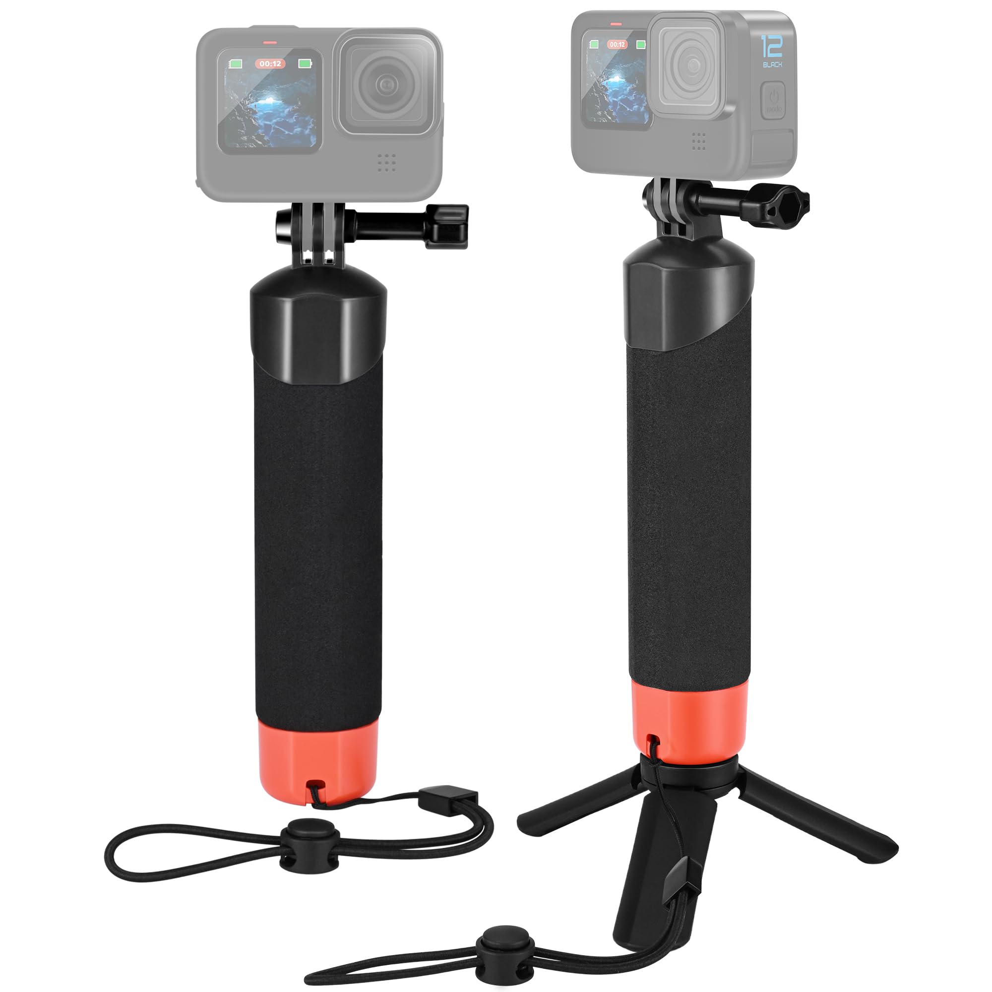 VKESEN Floating Hand Grip Handler Mini Action Camera Accessories Compatible with GoPro Hero Osmo Kit, (The + Tripod) 11/10/9/8/7/MAX/DJI Action,
VKESEN Floating Hand Grip Handler Mini Action Camera Accessories Compatible with GoPro Hero Osmo Kit, (The + Tripod) 11/10/9/8/7/MAX/DJI Action,