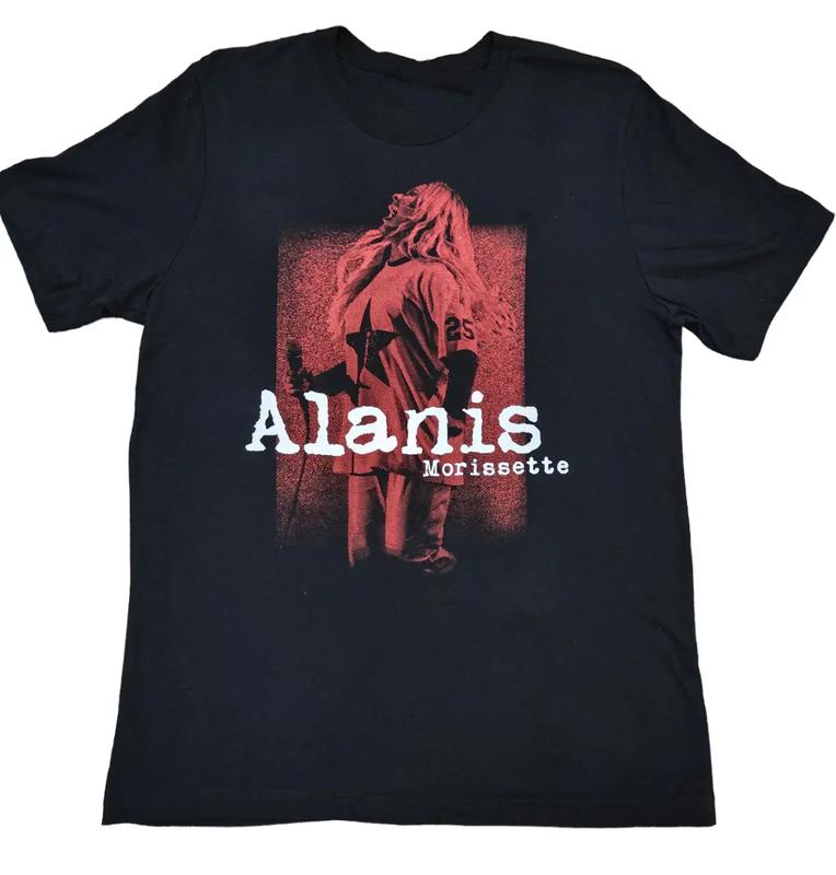Vtg Alanis Morissette Singer Heavy Cotton Black Unisex T-Shirt XXL
Vtg Alanis Morissette Singer Heavy Cotton Black Unisex T-Shirt XXL