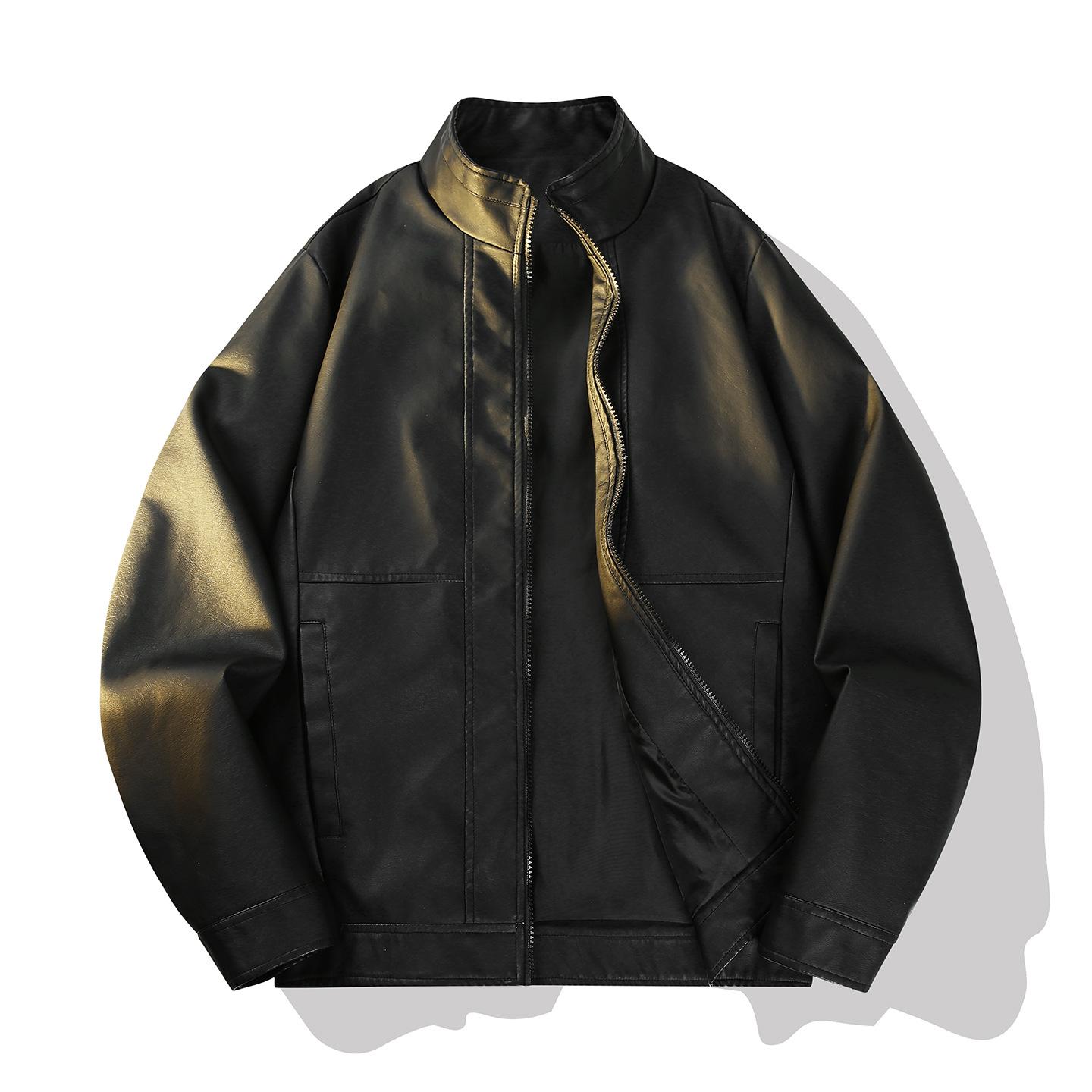 Новая куртка 2025 года Мужская кожаная куртка Стойка воротник Свободная Повседневная Американский топ Универсальная куртка для женских пар L чёрный
Новая куртка 2025 года Мужская кожаная куртка Стойка воротник Свободная Повседневная Американский топ Универсальная куртка для женских пар L чёрный