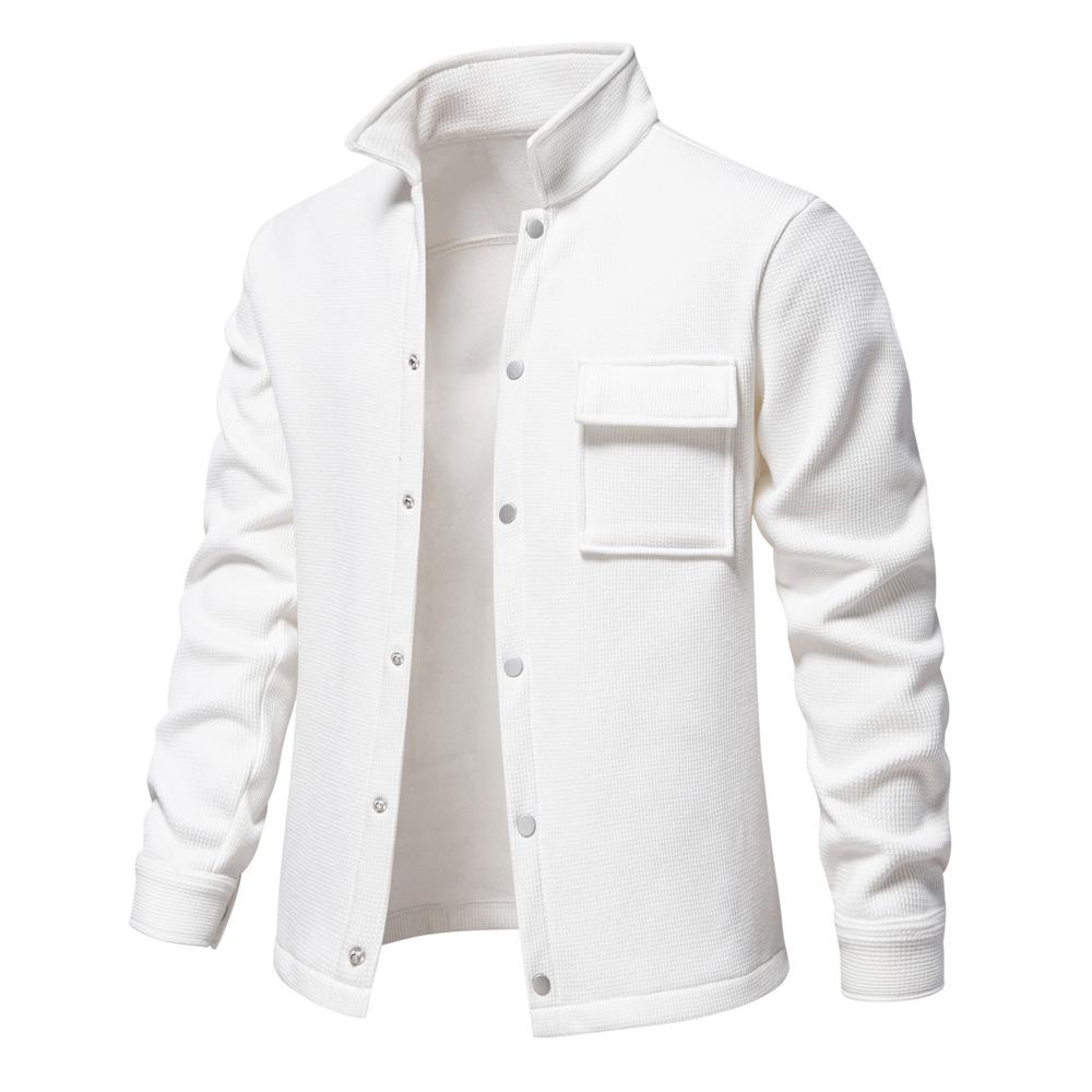 New Fall Winter Fleece and Thick Waffle Collar Cardigan Jacket for Men XL білий
New Fall Winter Fleece and Thick Waffle Collar Cardigan Jacket for Men XL білий