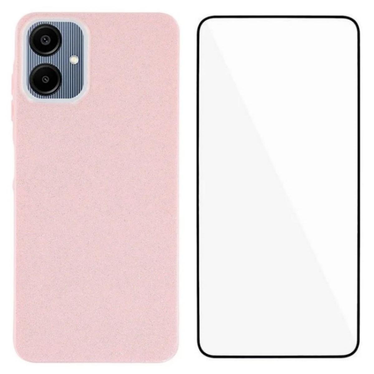 For Samsung Galaxy A06 4G Glitter Case WANLONFENG XL2 Series IMD TPU Phone Cover with Tempered Glass Film Pink
For Samsung Galaxy A06 4G Glitter Case WANLONFENG XL2 Series IMD TPU Phone Cover with Tempered Glass Film Pink