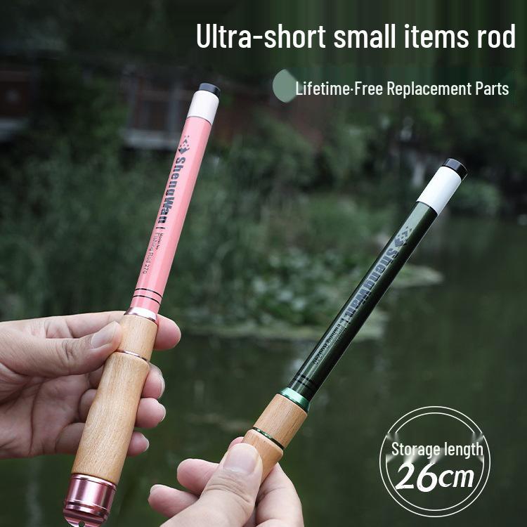 Compact Mini Lure Fishing Kit: Ultra-Light, Ultra-Thin Stream Rod & Pen Rod Forest Green 1.6m - Rod Only
Compact Mini Lure Fishing Kit: Ultra-Light, Ultra-Thin Stream Rod & Pen Rod Forest Green 1.6m - Rod Only