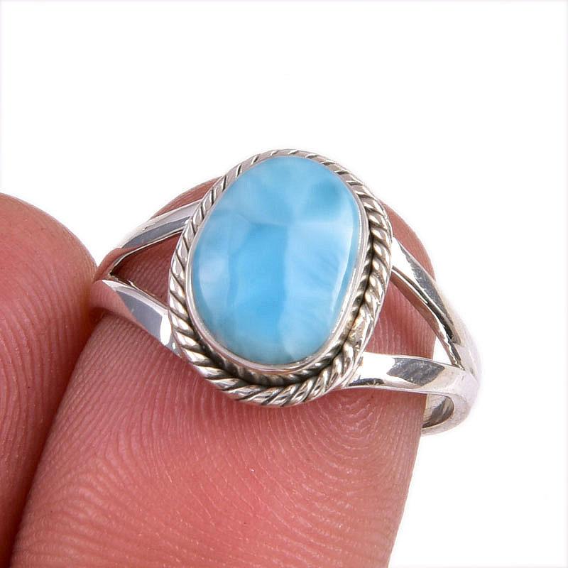 Кольцо из стерлингового серебра 925 пробы с драгоценным камнем Natural Republic Larimar S.7 z7k58
Кольцо из стерлингового серебра 925 пробы с драгоценным камнем Natural Republic Larimar S.7 z7k58