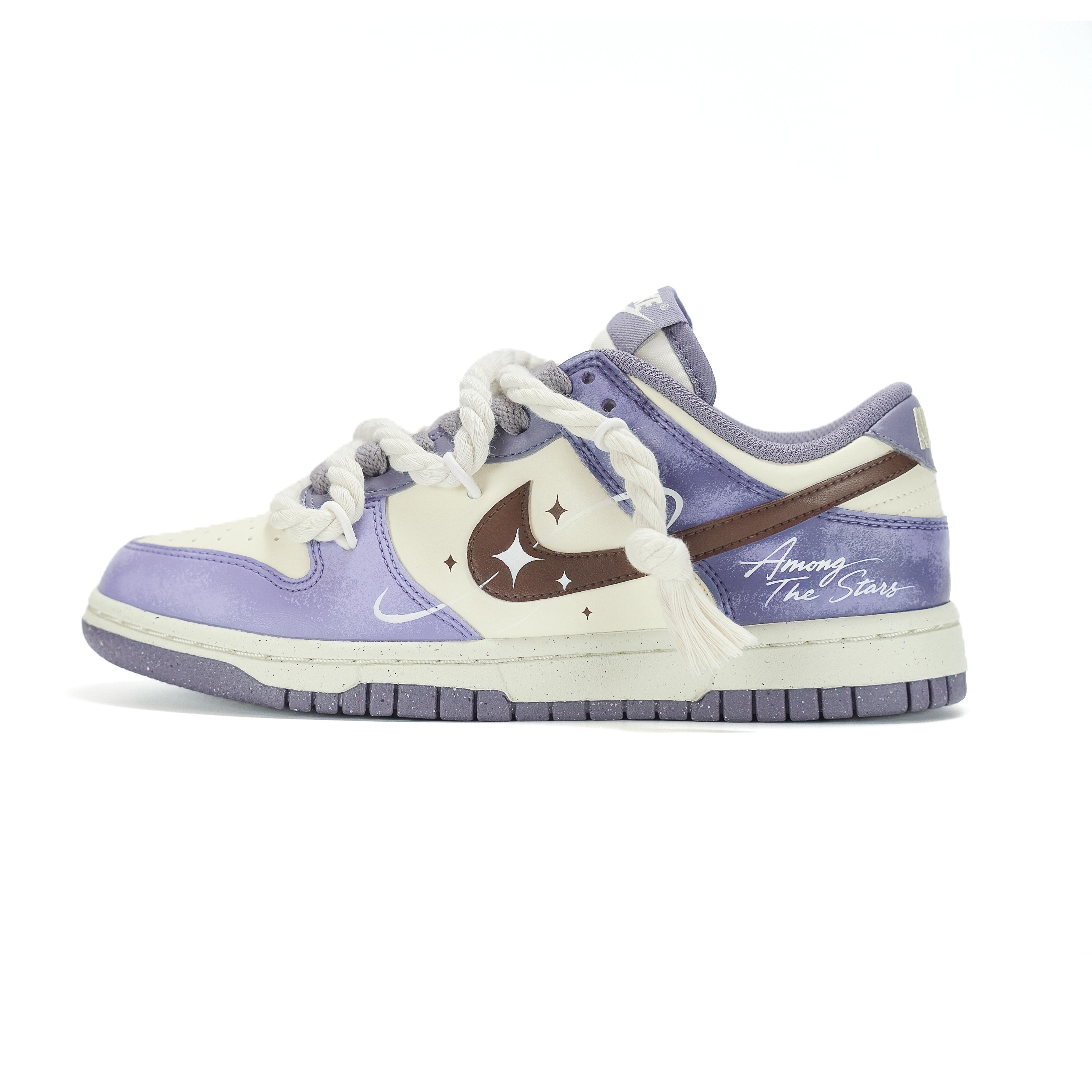 Nike Dunk Star‑Universe Trail Abrasion Resistant Abrasion Resistant Low top Skateboard Shoes Women s White Purple FZ4349-100(team1731-) 36
Nike Dunk Star‑Universe Trail Abrasion Resistant Abrasion Resistant Low top Skateboard Shoes Women s White Purple FZ4349-100(team1731-) 36