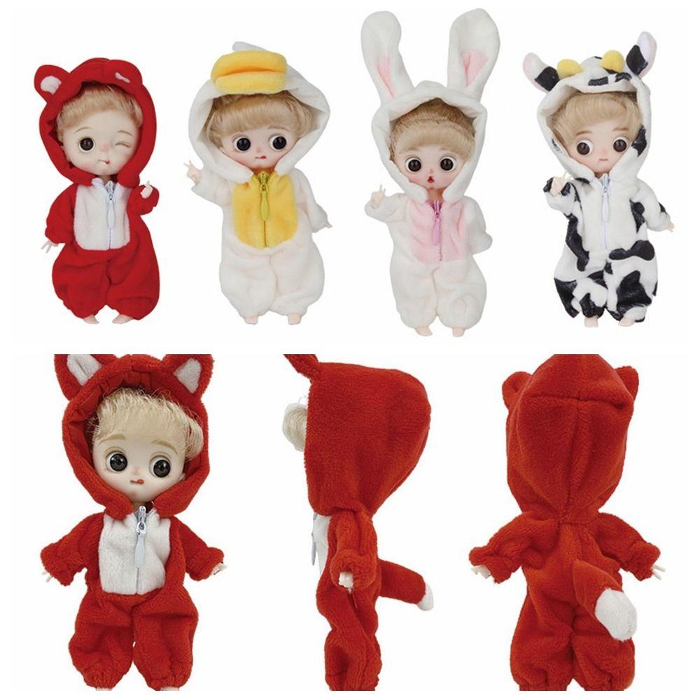 Plush Plush Cartoon Animals Clothes Wearing Accessories Jumpsuits Dolls Outfit Kids Girls Toys
Plush Plush Cartoon Animals Clothes Wearing Accessories Jumpsuits Dolls Outfit Kids Girls Toys
