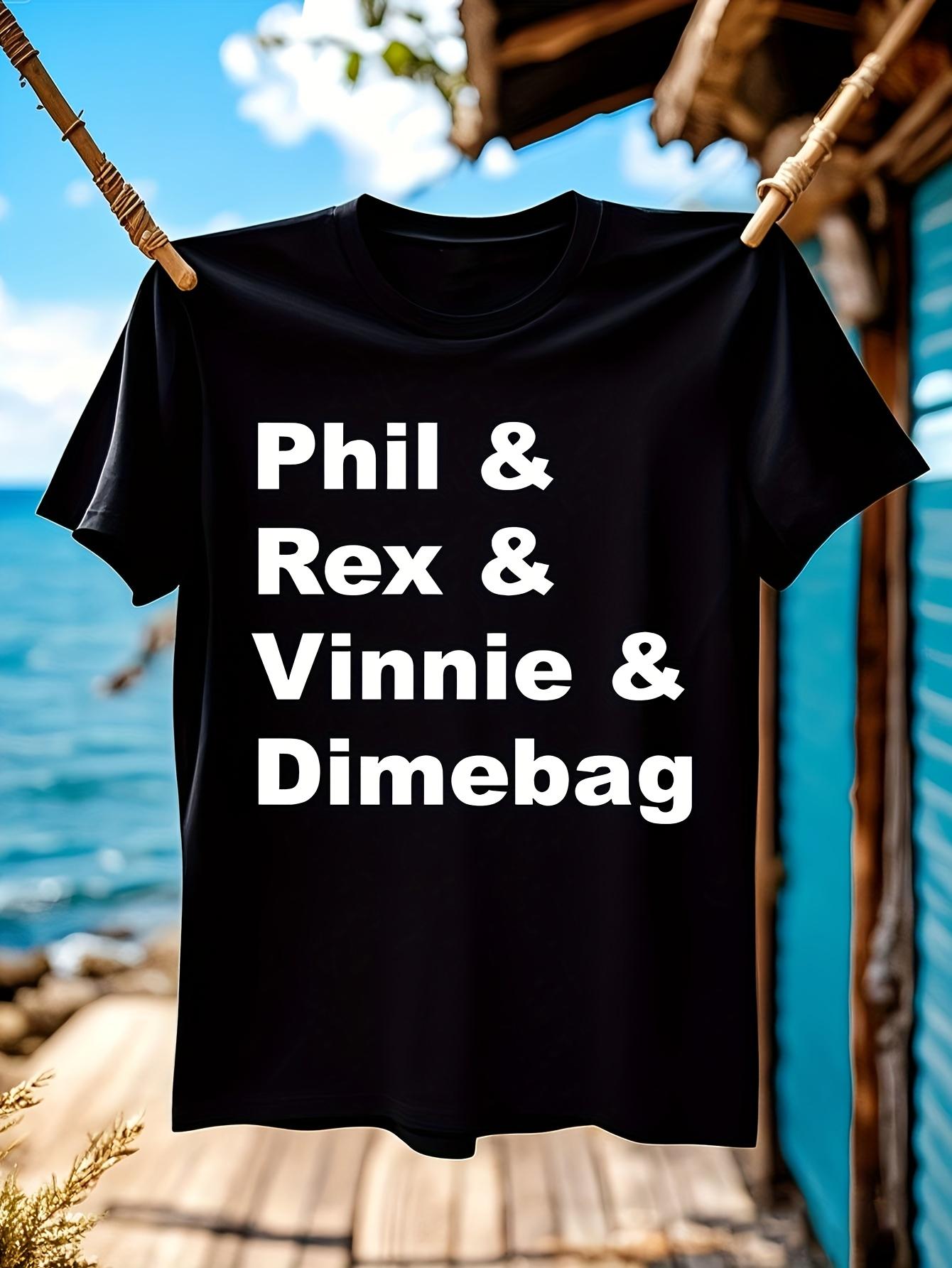 Phil Rex Vinnie Dimebag Graphic T-shirt - 100% Cotton Crew Neck Tee XXL
Phil Rex Vinnie Dimebag Graphic T-shirt - 100% Cotton Crew Neck Tee XXL
