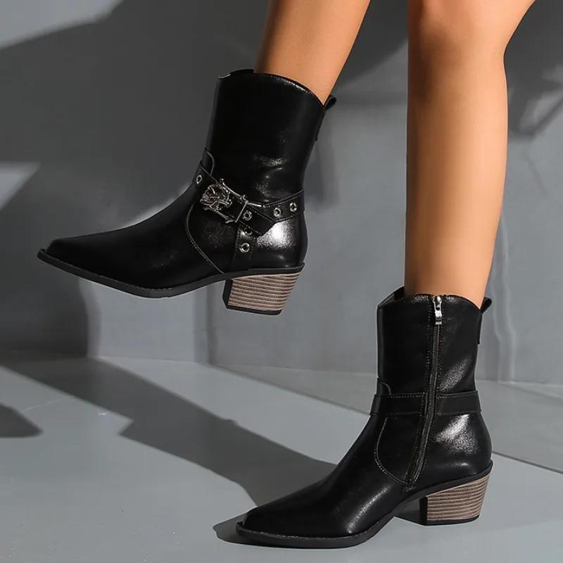 Женские новые модные дизайнерские туфли на высоком каблуке с острым носком, женские зимние простые однотонные женские сапоги для банкета и вечеринки на открытом воздухе 42
Женские новые модные дизайнерские туфли на высоком каблуке с острым носком, женские зимние простые однотонные женские сапоги для банкета и вечеринки на открытом воздухе 42